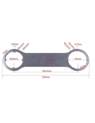 Monteringsverktyg till Bafang BBS01 / 02 / HD midmotor - 2i1