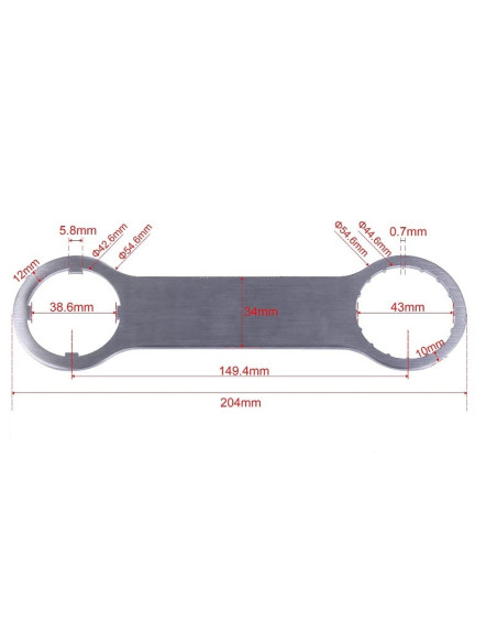 Monteringsverktyg till Bafang BBS01 / 02 / HD midmotor - 2i1