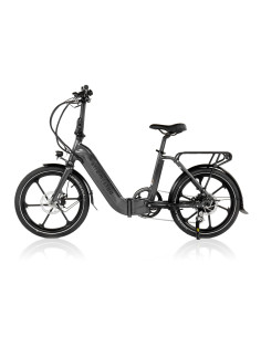 Genial liten hopfällbar elcykel - Strömstad flex - med lågt insteg.
