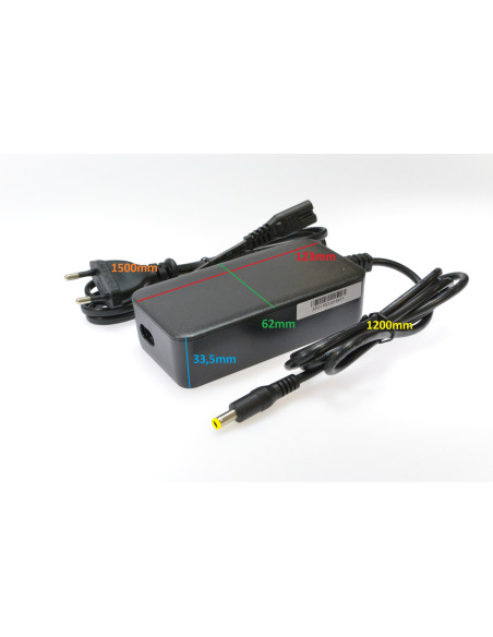 Köp 36V elcykelladdare här! DC2.5 5,5 mm plug. Output 42V / 2A. 451 SEK
