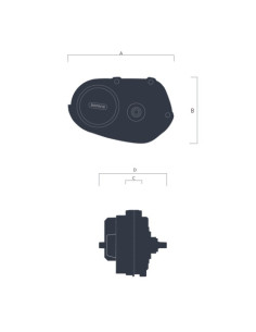 250W / 36V Bafang Max Drive M400 G330 motor - frihjul 2