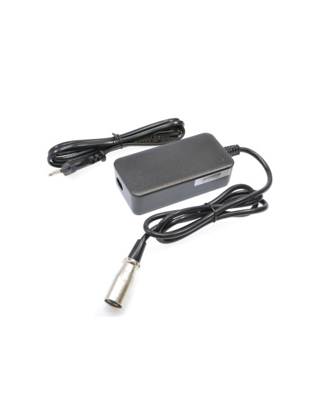 Köp 36V elcykelladdare här! XLR 4-pin plug. Output 42V / 2A. 480 SEK