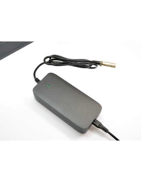Köp 52V elcykelladdare här! XLR 3-pin plug. Output 58,8V / 3A. 599 SEK